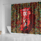 Personalized Melbourne Renegades Cricket Shower Curtain Hippie Psychedelic Pattern Vibrant Mandala Art Style