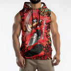 Personalized Melbourne Renegades Cricket Sleeveless Hoodie Hippie Psychedelic Pattern Vibrant Mandala Art Style