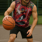 Personalized Melbourne Renegades Cricket Sleeveless Hoodie Hippie Psychedelic Pattern Vibrant Mandala Art Style