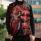 Personalized Melbourne Renegades Cricket Sleeveless Puffer Jacket Hippie Psychedelic Pattern Vibrant Mandala Art Style