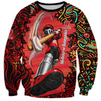 Personalized Melbourne Renegades Cricket Sweatshirt Hippie Psychedelic Pattern Vibrant Mandala Art Style