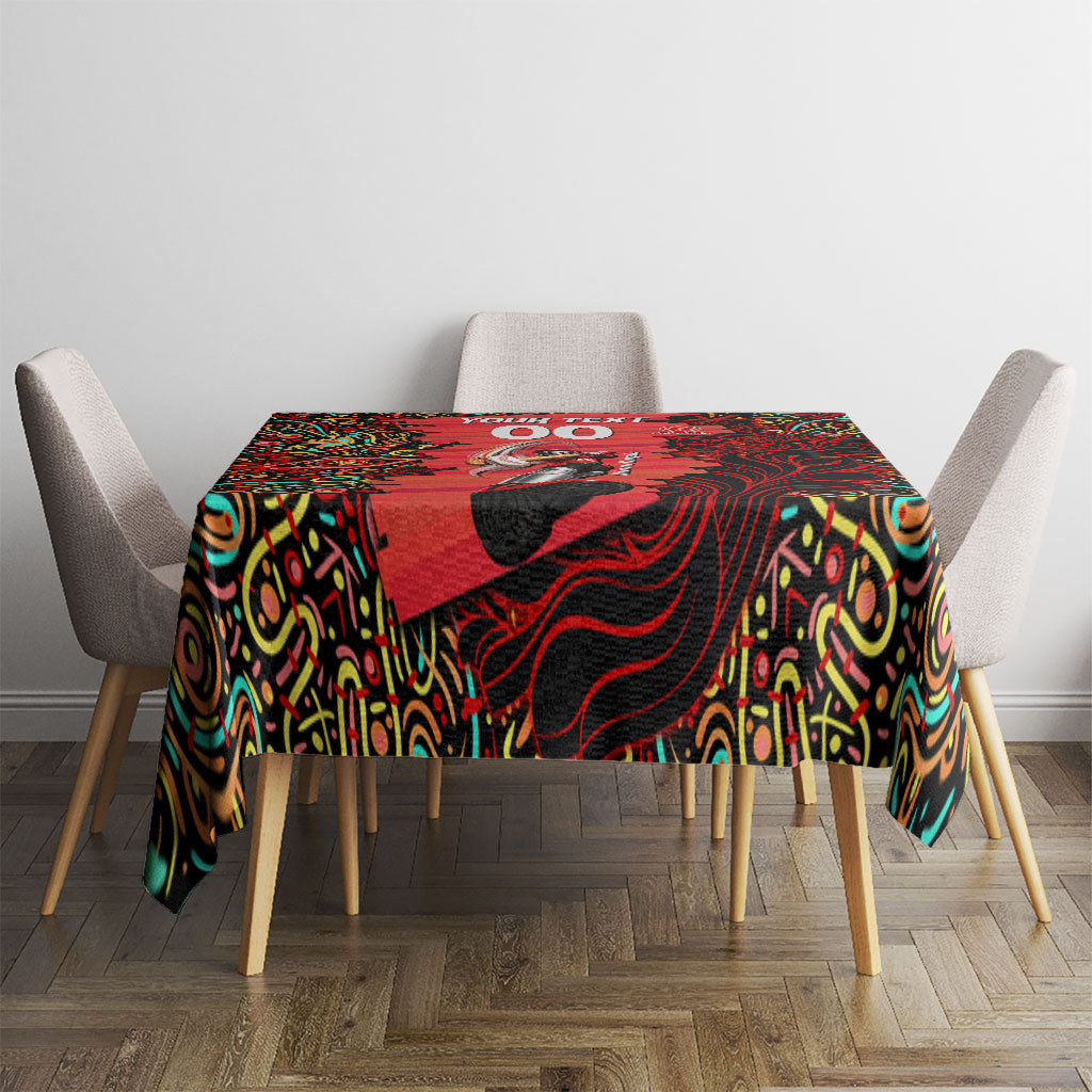 Personalized Melbourne Renegades Cricket Tablecloth Hippie Psychedelic Pattern Vibrant Mandala Art Style