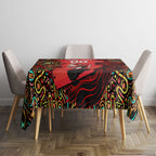 Personalized Melbourne Renegades Cricket Tablecloth Hippie Psychedelic Pattern Vibrant Mandala Art Style