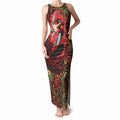 Personalized Melbourne Renegades Cricket Tank Maxi Dress Hippie Psychedelic Pattern Vibrant Mandala Art Style