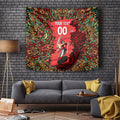Personalized Melbourne Renegades Cricket Tapestry Hippie Psychedelic Pattern Vibrant Mandala Art Style