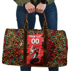 Personalized Melbourne Renegades Cricket Travel Bag Hippie Psychedelic Pattern Vibrant Mandala Art Style