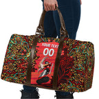 Personalized Melbourne Renegades Cricket Travel Bag Hippie Psychedelic Pattern Vibrant Mandala Art Style