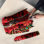Personalized Melbourne Renegades Cricket Umbrella Hippie Psychedelic Pattern Vibrant Mandala Art Style