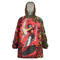 Personalized Melbourne Renegades Cricket Wearable Blanket Hoodie Hippie Psychedelic Pattern Vibrant Mandala Art Style