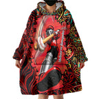 Personalized Melbourne Renegades Cricket Wearable Blanket Hoodie Hippie Psychedelic Pattern Vibrant Mandala Art Style