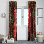 Personalized Melbourne Renegades Cricket Window Curtain Hippie Psychedelic Pattern Vibrant Mandala Art Style
