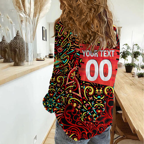 Personalized Melbourne Renegades Cricket Women Casual Shirt Hippie Psychedelic Pattern Vibrant Mandala Art Style