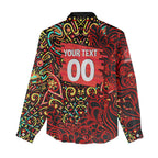 Personalized Melbourne Renegades Cricket Women Casual Shirt Hippie Psychedelic Pattern Vibrant Mandala Art Style