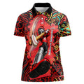 Personalized Melbourne Renegades Cricket Women Polo Shirt Hippie Psychedelic Pattern Vibrant Mandala Art Style