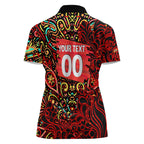 Personalized Melbourne Renegades Cricket Women Polo Shirt Hippie Psychedelic Pattern Vibrant Mandala Art Style