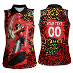 Personalized Melbourne Renegades Cricket Women Sleeveless Polo Shirt Hippie Psychedelic Pattern Vibrant Mandala Art Style