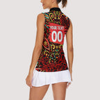 Personalized Melbourne Renegades Cricket Women Sleeveless Polo Shirt Hippie Psychedelic Pattern Vibrant Mandala Art Style