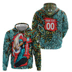 Personalized Brisbane Heat Cricket Hoodie Hippie Psychedelic Pattern Vibrant Mandala Art Style