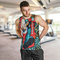 Personalized Brisbane Heat Cricket Men Tank Top Hippie Psychedelic Pattern Vibrant Mandala Art Style