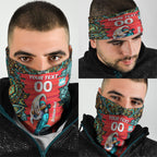 Personalized Brisbane Heat Cricket Neck Gaiter Hippie Psychedelic Pattern Vibrant Mandala Art Style