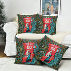 Personalized Brisbane Heat Cricket Pillow Cover Hippie Psychedelic Pattern Vibrant Mandala Art Style