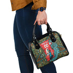 Personalized Brisbane Heat Cricket Shoulder Handbag Hippie Psychedelic Pattern Vibrant Mandala Art Style