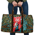Personalized Brisbane Heat Cricket Travel Bag Hippie Psychedelic Pattern Vibrant Mandala Art Style