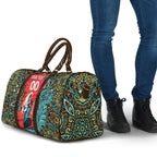 Personalized Brisbane Heat Cricket Travel Bag Hippie Psychedelic Pattern Vibrant Mandala Art Style