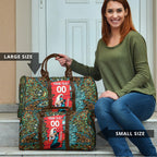 Personalized Brisbane Heat Cricket Travel Bag Hippie Psychedelic Pattern Vibrant Mandala Art Style