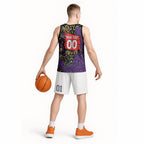 Personalized Hobart Hurricanes Cricket Basketball Jersey Hippie Psychedelic Pattern Vibrant Mandala Art Style