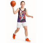 Personalized Hobart Hurricanes Cricket Basketball Jersey Hippie Psychedelic Pattern Vibrant Mandala Art Style