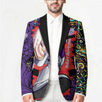 Personalized Hobart Hurricanes Cricket Blazer Hippie Psychedelic Pattern Vibrant Mandala Art Style