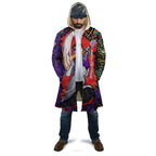 Personalized Hobart Hurricanes Cricket Cloak Hippie Psychedelic Pattern Vibrant Mandala Art Style
