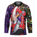 Personalized Hobart Hurricanes Cricket Hockey Jersey Hippie Psychedelic Pattern Vibrant Mandala Art Style