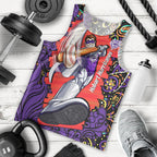 Personalized Hobart Hurricanes Cricket Men Tank Top Hippie Psychedelic Pattern Vibrant Mandala Art Style
