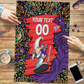 Personalized Hobart Hurricanes Cricket Puzzle Hippie Psychedelic Pattern Vibrant Mandala Art Style