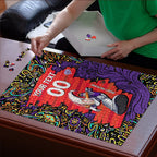 Personalized Hobart Hurricanes Cricket Puzzle Hippie Psychedelic Pattern Vibrant Mandala Art Style