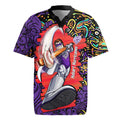 Personalized Hobart Hurricanes Cricket Rugby Jersey Hippie Psychedelic Pattern Vibrant Mandala Art Style