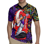Personalized Hobart Hurricanes Cricket Rugby Jersey Hippie Psychedelic Pattern Vibrant Mandala Art Style