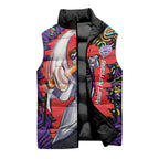 Personalized Hobart Hurricanes Cricket Sleeveless Puffer Jacket Hippie Psychedelic Pattern Vibrant Mandala Art Style