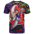 Personalized Hobart Hurricanes Cricket T Shirt Hippie Psychedelic Pattern Vibrant Mandala Art Style