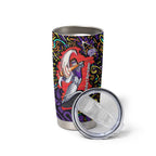 Personalized Hobart Hurricanes Cricket Tumbler Cup Hippie Psychedelic Pattern Vibrant Mandala Art Style