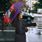 Personalized Hobart Hurricanes Cricket Umbrella Hippie Psychedelic Pattern Vibrant Mandala Art Style