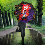 Personalized Hobart Hurricanes Cricket Umbrella Hippie Psychedelic Pattern Vibrant Mandala Art Style