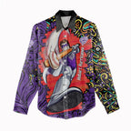 Personalized Hobart Hurricanes Cricket Women Casual Shirt Hippie Psychedelic Pattern Vibrant Mandala Art Style