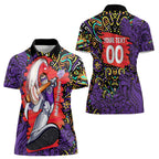 Personalized Hobart Hurricanes Cricket Women Polo Shirt Hippie Psychedelic Pattern Vibrant Mandala Art Style