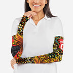 Personalized Perth Scorchers Cricket Arm Sleeves Hippie Psychedelic Pattern Vibrant Mandala Art Style