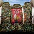 Personalized Perth Scorchers Cricket Back Car Seat Cover Hippie Psychedelic Pattern Vibrant Mandala Art Style