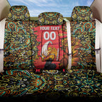 Personalized Perth Scorchers Cricket Back Car Seat Cover Hippie Psychedelic Pattern Vibrant Mandala Art Style