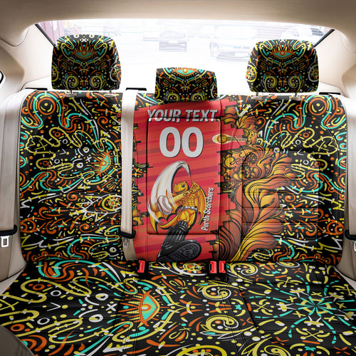 Personalized Perth Scorchers Cricket Back Car Seat Cover Hippie Psychedelic Pattern Vibrant Mandala Art Style